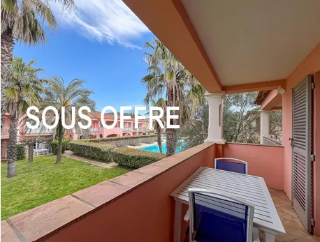 Appartement 3 pièces avec loggias et parking à Grimaud