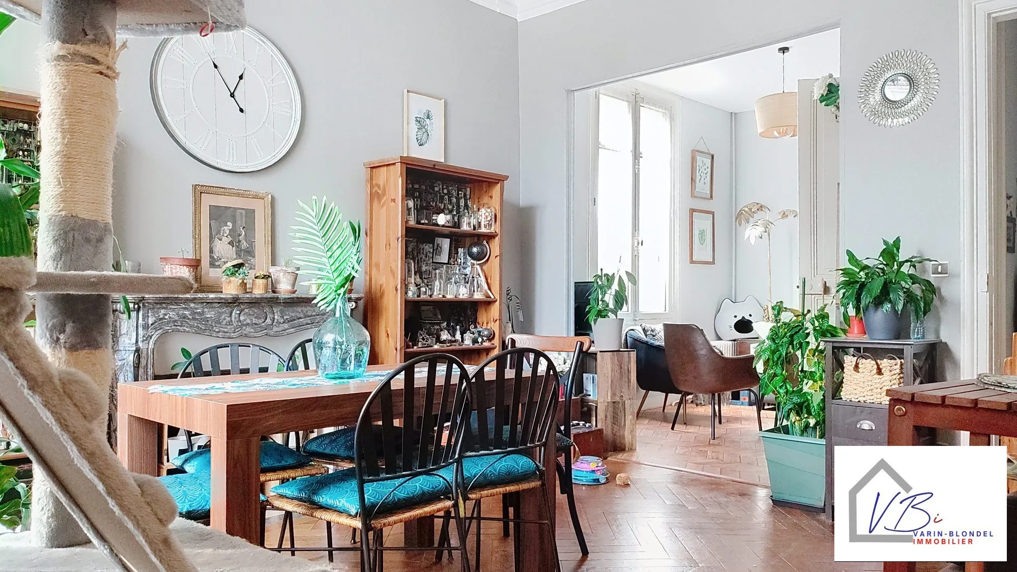 Appartement de style haussmannien à Bolbec – 2 pièces avec cave et parking