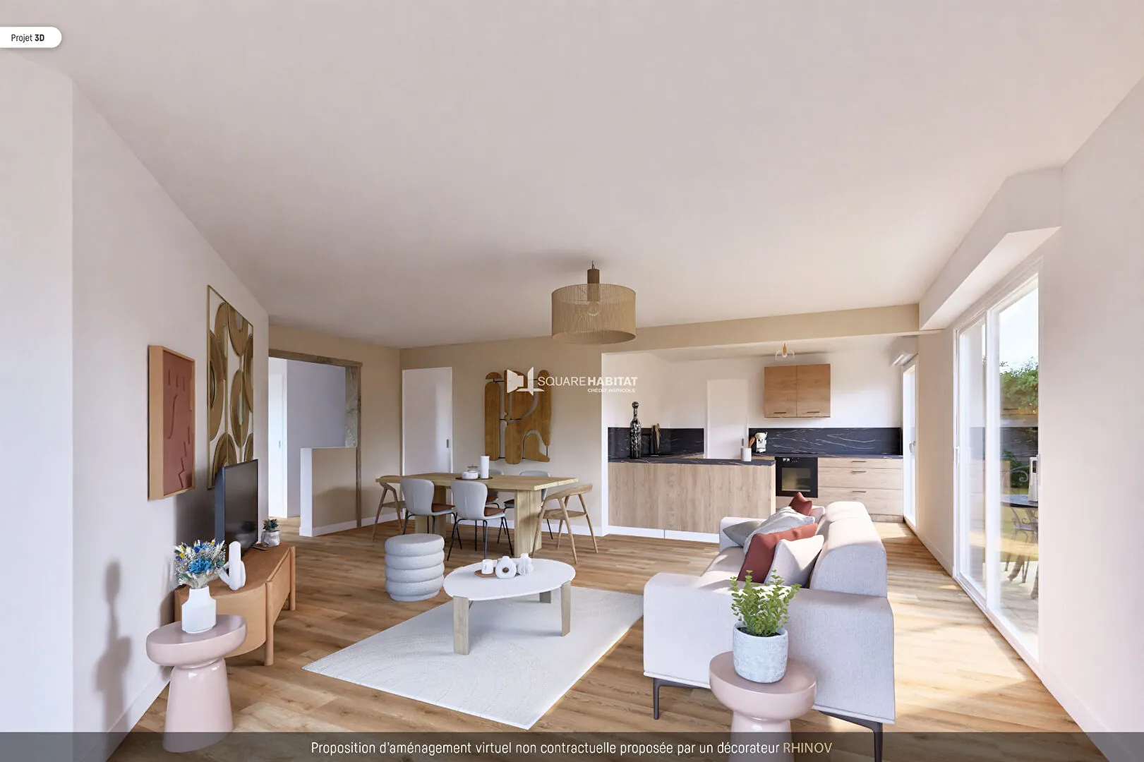 Appartement avec jardin à Gap — 3 chambres, garage, calme et proximité centre-ville