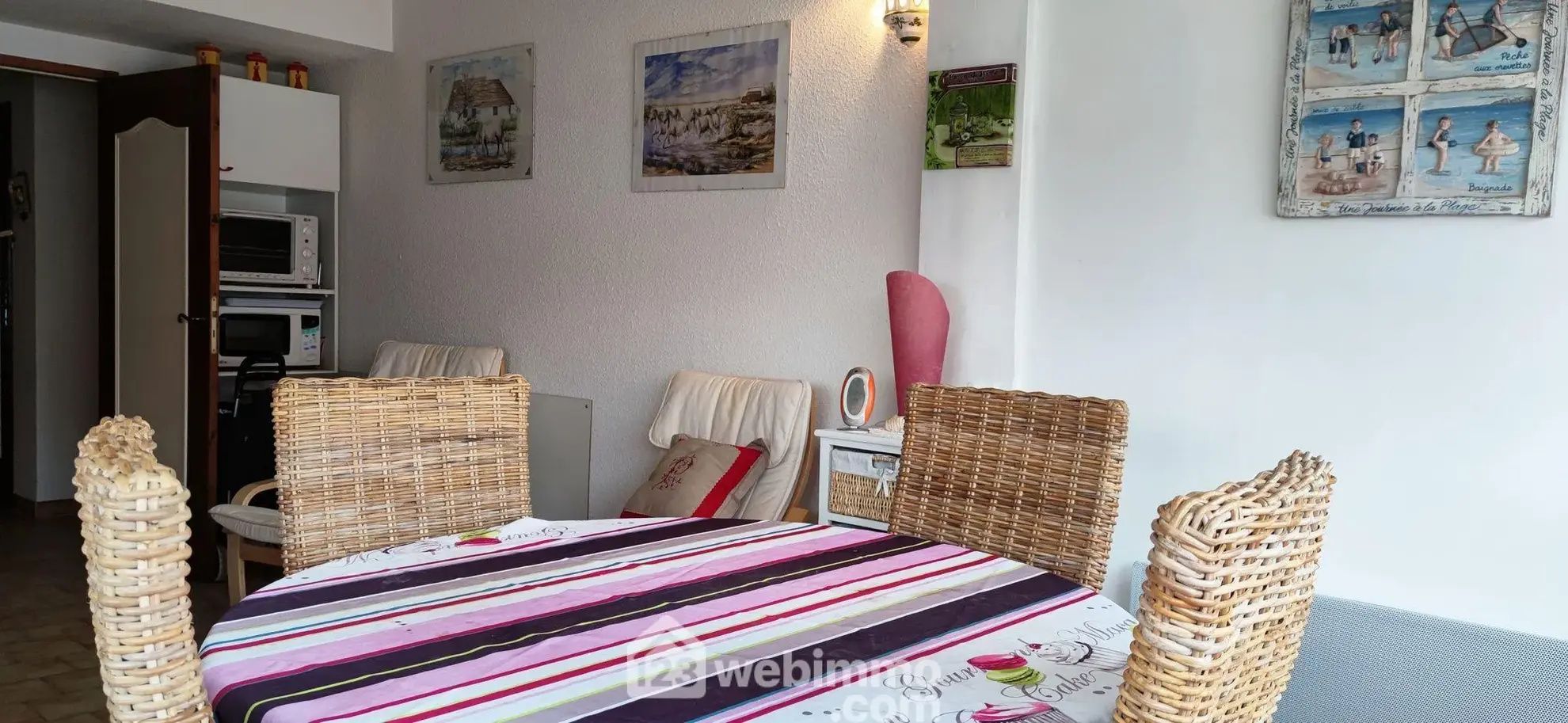 Appartement T3 de 47m² à Saintes-Maries-de-la-Mer, calme et proche des plages 