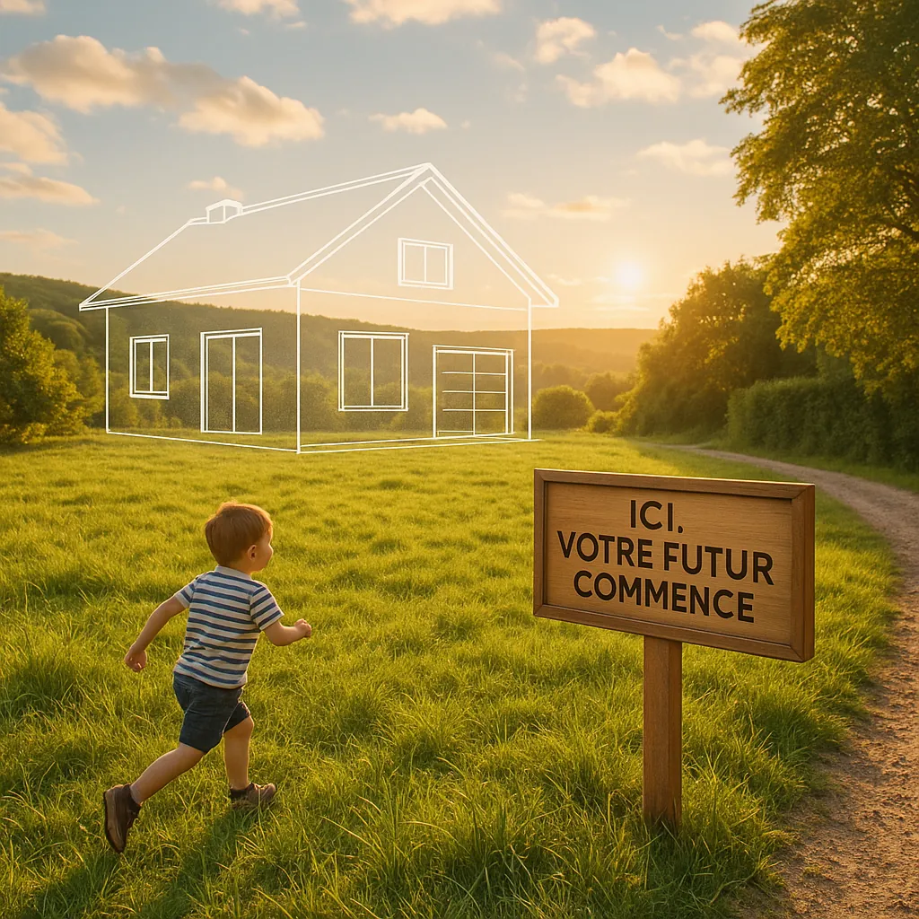 Superbe terrain constructible de 340 m² à Montfort l'Amaury près de Paris