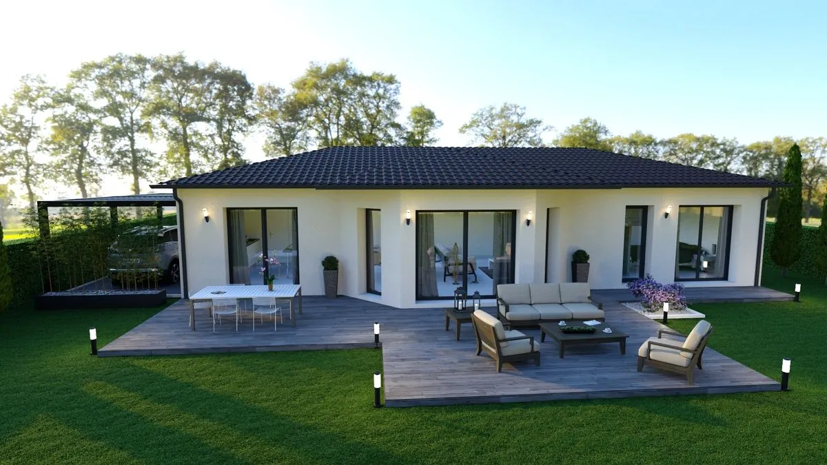 Maison neuve à vendre au Grand Lemps sur terrain de 530 m²