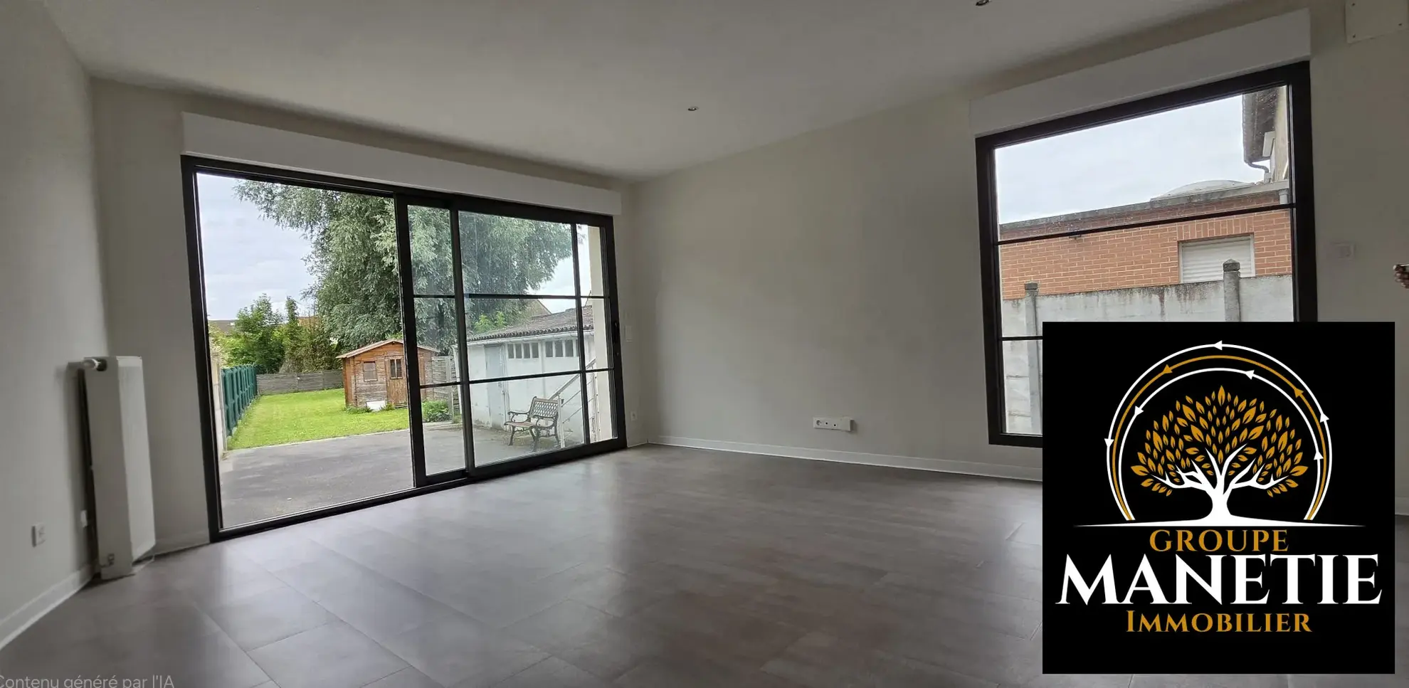 Maison semi plain-pied à Biache-Saint-Vaast de 96 m² avec jardin et garage 