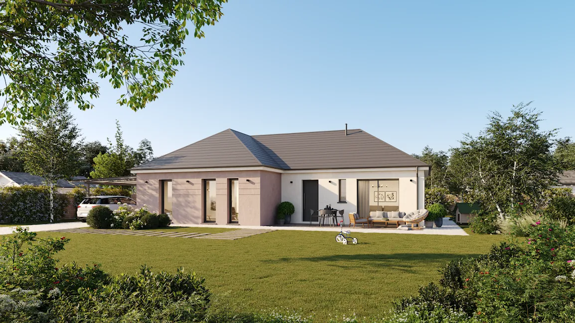 Maison moderne à Provins avec 3 à 5 pièces, norme RE 2020, proche Gare Paris