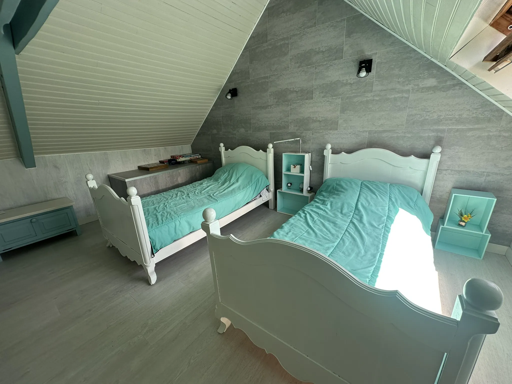 Ensemble immobilier à Saint-Barthélemy avec deux maisons indépendantes et jardin 