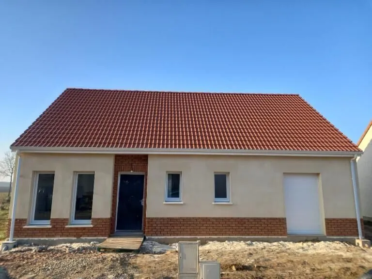 Maison neuve écologique à Conty – Proche Amiens, conforme RE2020, 3 chambres, 101 m²