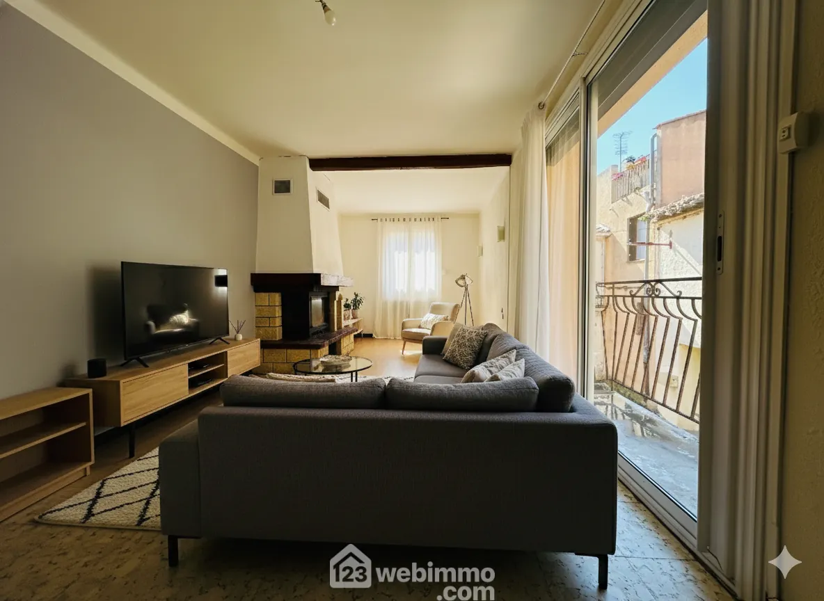 Achat maison de village à Estagel - 100 m² avec garage et potentiel élevé