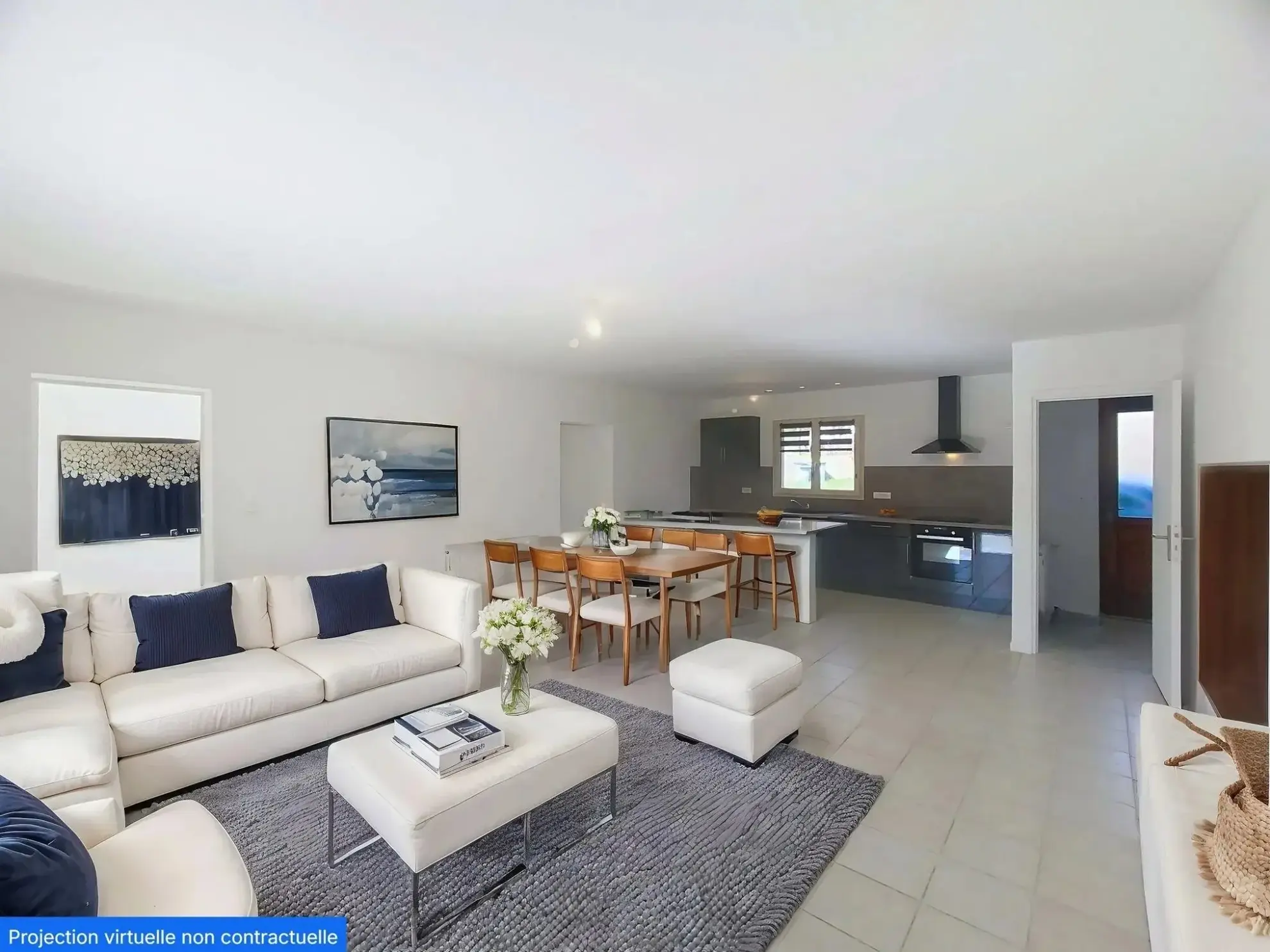 Maison de plain-pied en vente à Monestiés avec vue sur la campagne