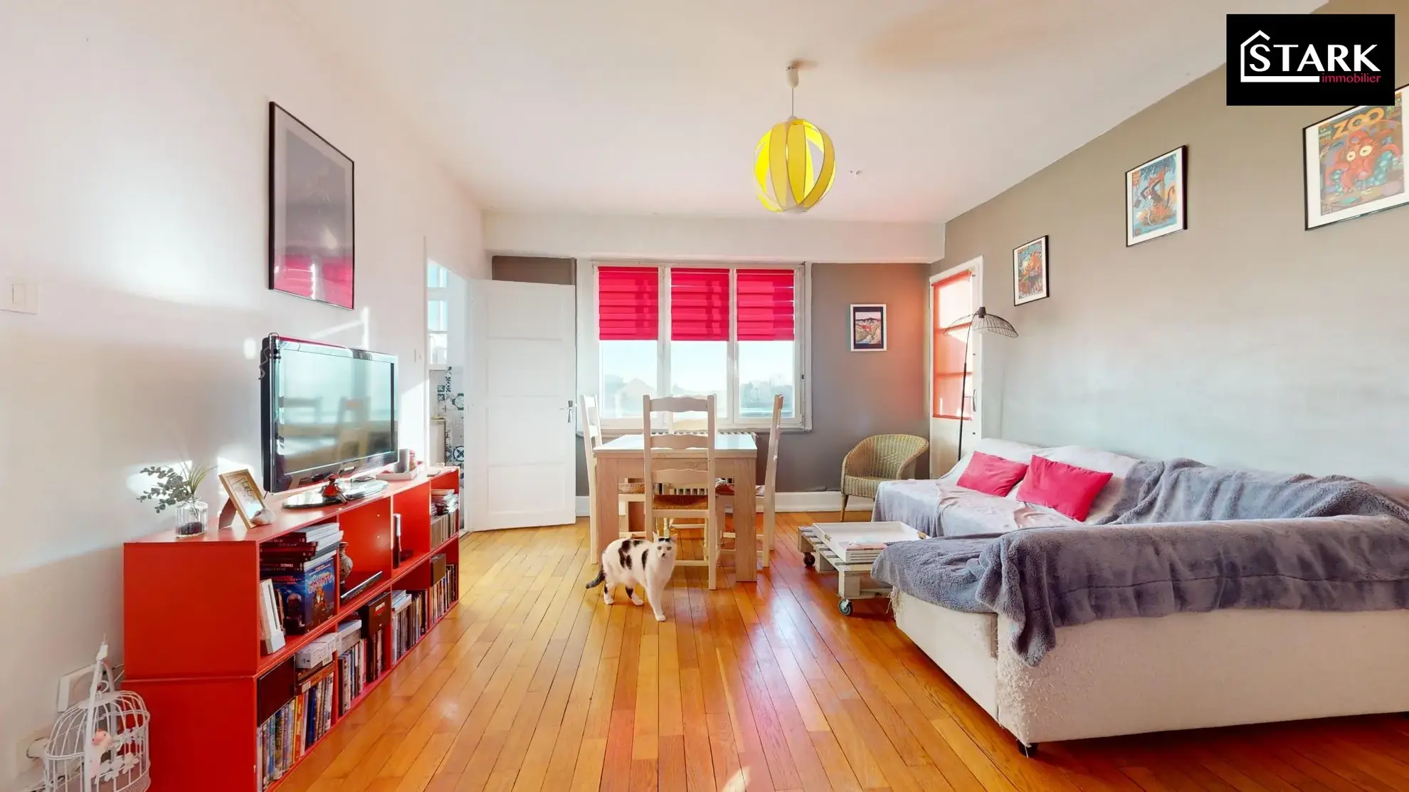 Appartement T4 au dernier étage avec balcon à Belfort, idéalement situé