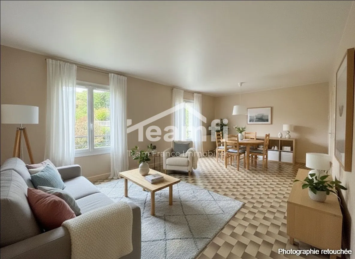 Maison T4 de 80,96 m² avec grand terrain à Saint-Florent-sur-Cher 