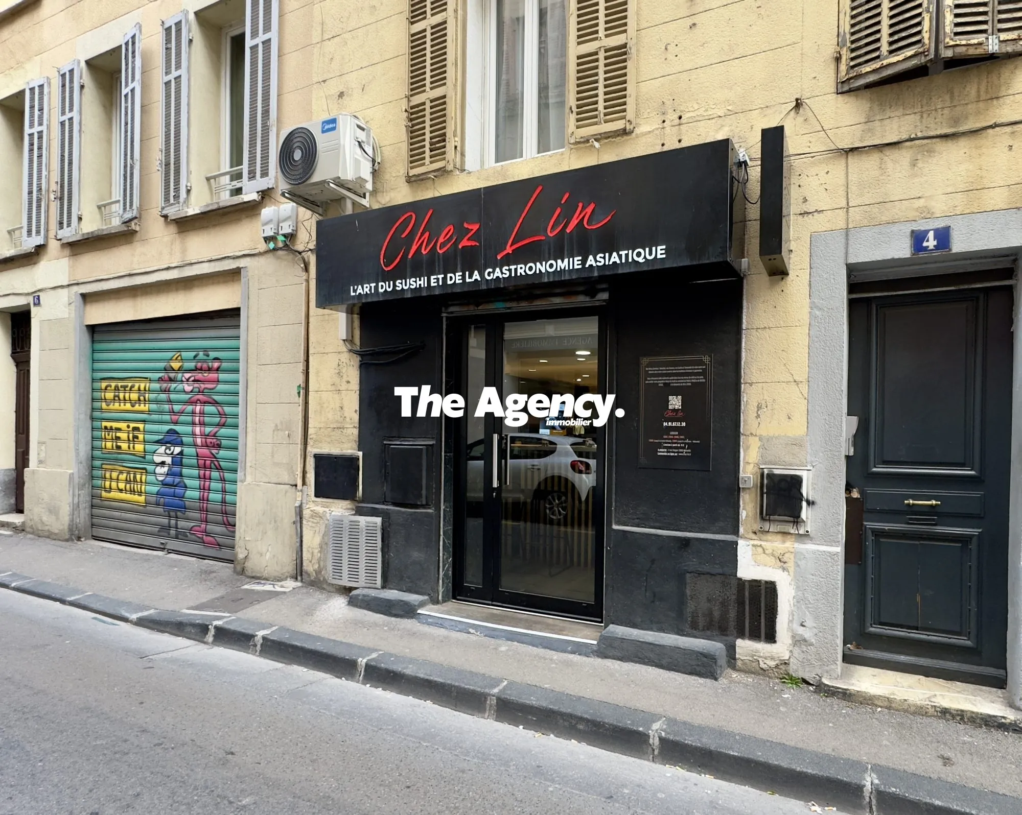 Fonds de commerce restaurant asiatique à Marseille - Emplacement privilégié