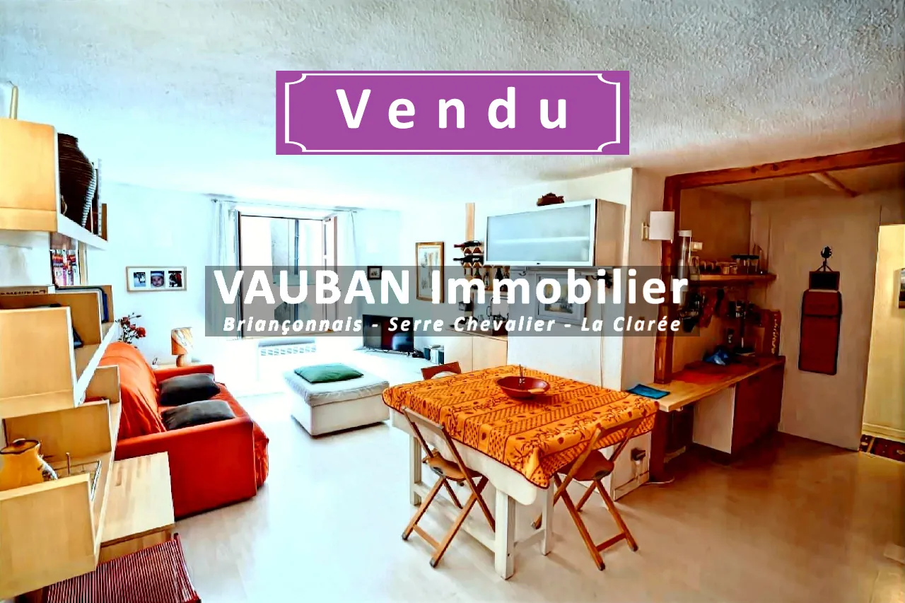 Appartement de type 2 à vendre à Briançon, cité Vauban, parfait état, idéal location