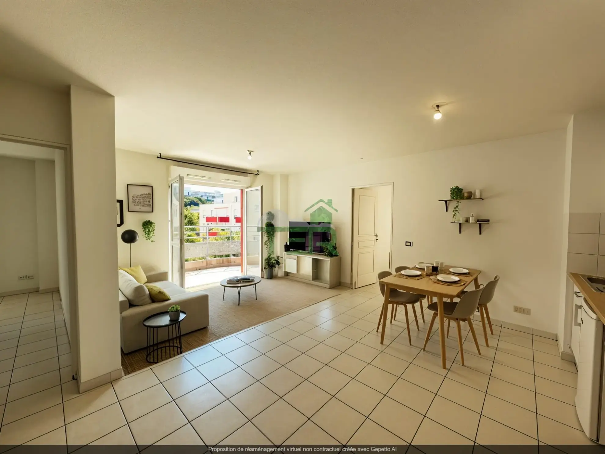 Appartement T3 avec 2 terrasses et parking à Montpellier - Cellenueve proche Juvignac 