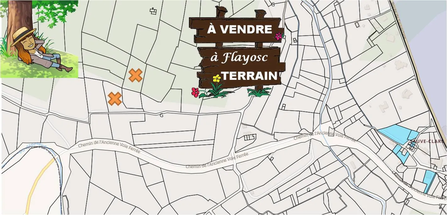 Deux terrains boisés non constructibles à Flayosc, zone Agricole et Naturelle 