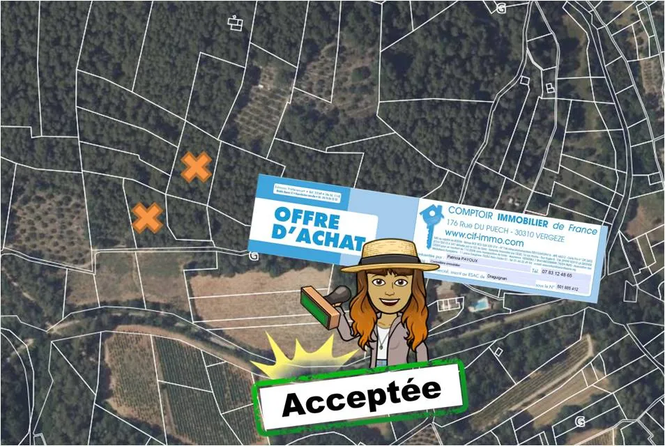 Lot de 2 terrains boisés non constructibles à Flayosc (83)