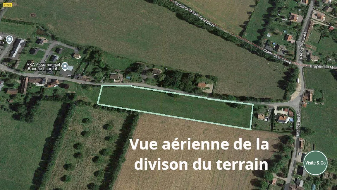 Terrain constructible à Saint-Martin-de-Mieux pour lotisseur - Opportunité d'investissement 
