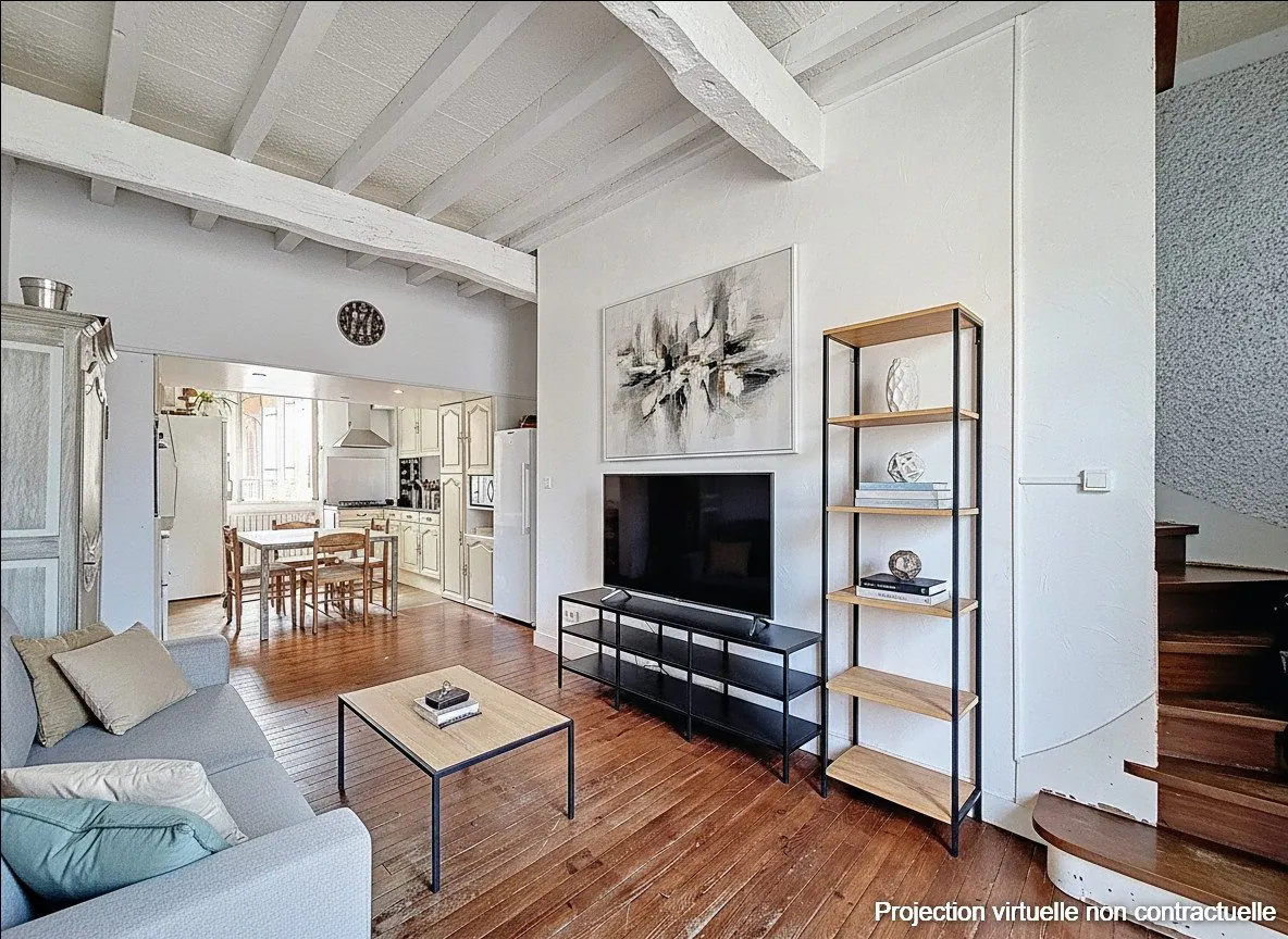 Maison de ville à vendre à Lanta, 67 m² à rénover avec potentiel