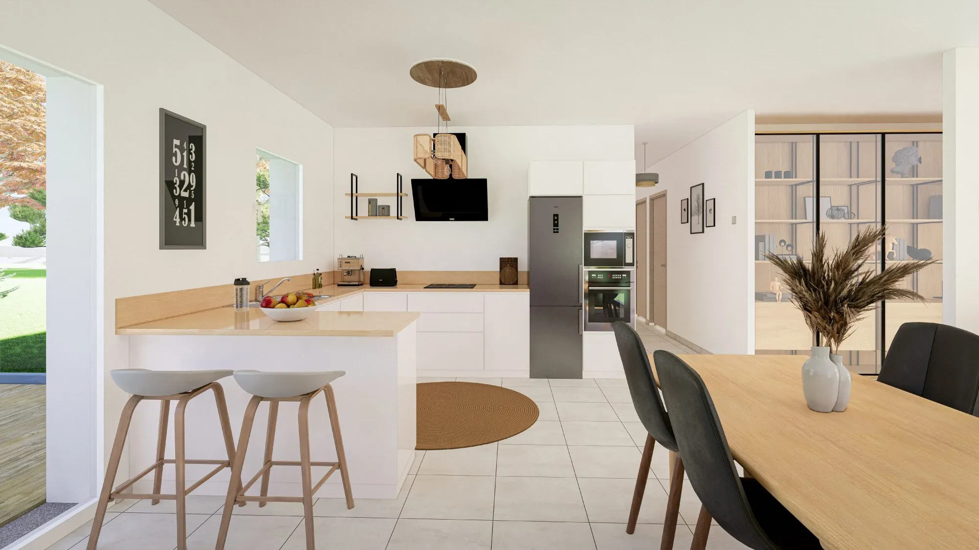 Maison neuve personnalisable à Outrepont, modèle EUCALYPTUS - 92 m²