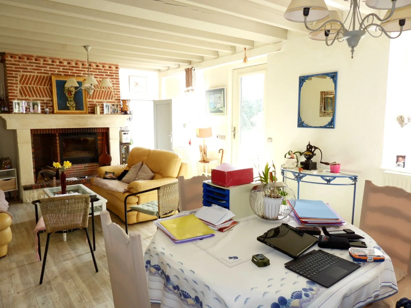 Longère en briques et silex à vendre proche d'Etretat et Fécamp 