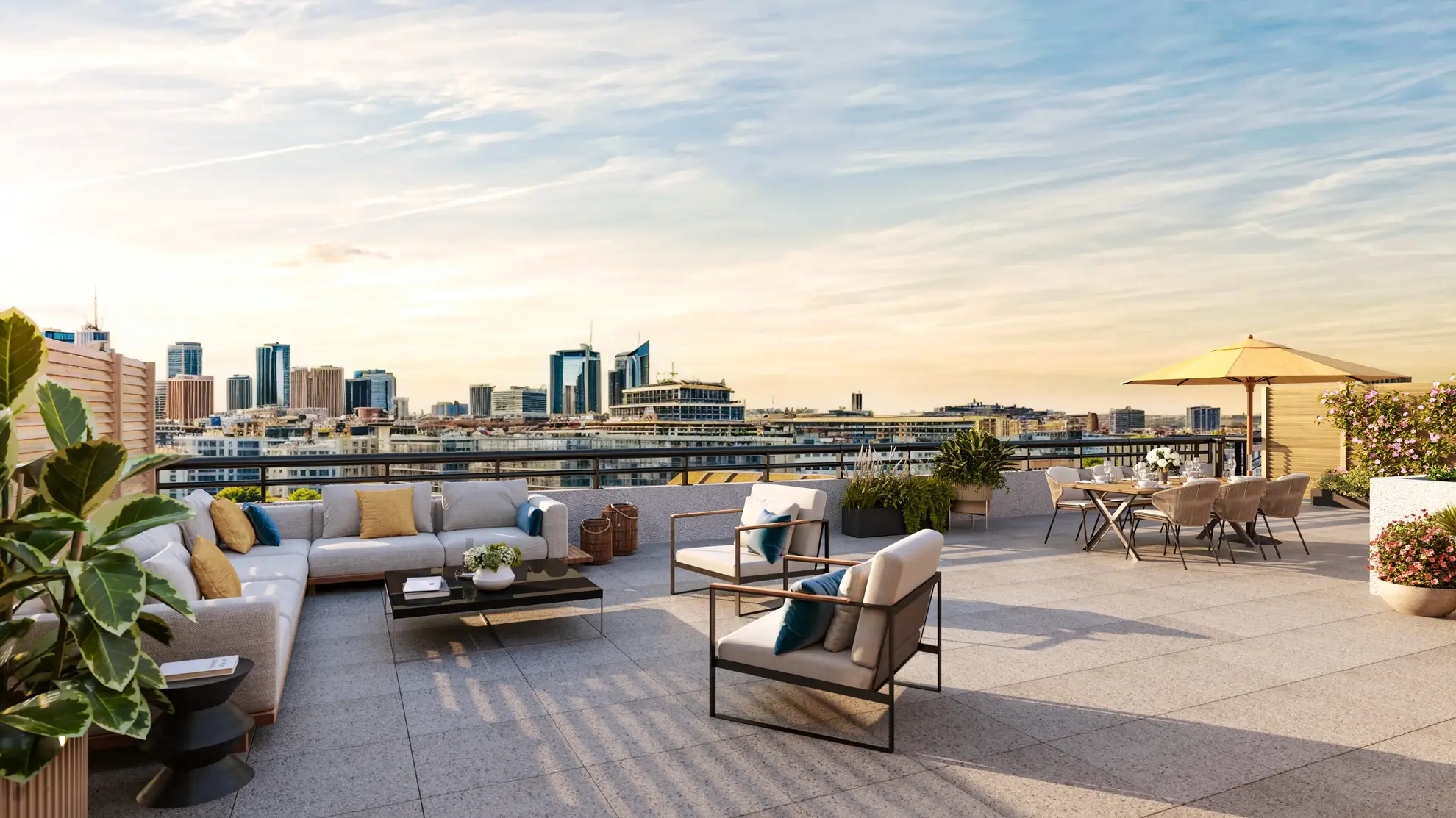 Appartement neuf avec rooftop et terrasse à Colombes – Offre de Noël 