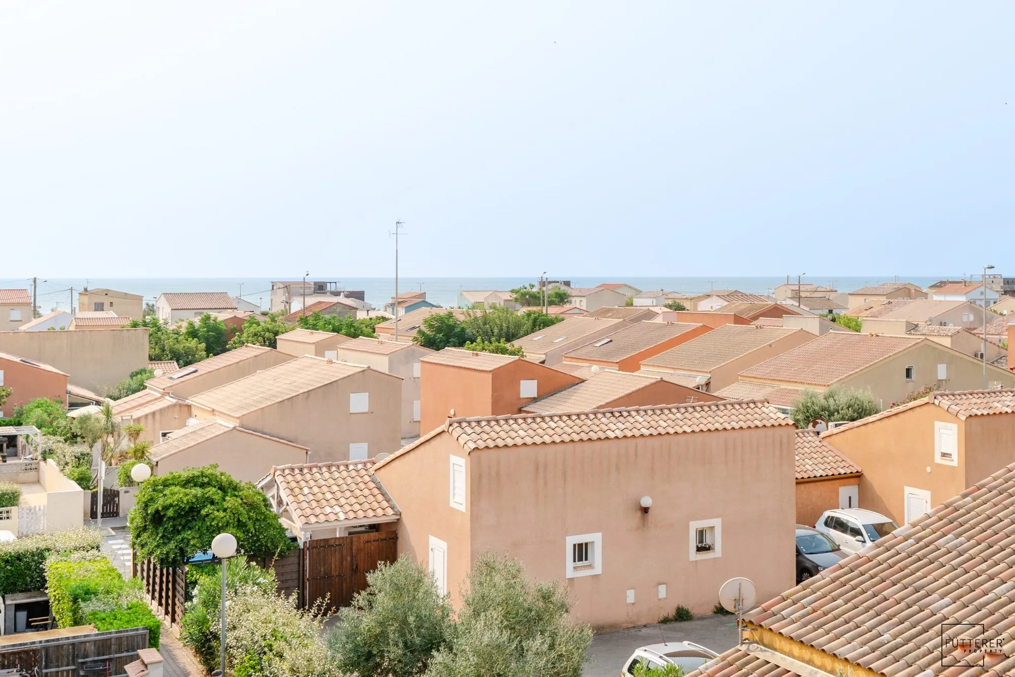 Bel appartement 3 pièces avec vue mer, piscine et parking à Narbonne plage