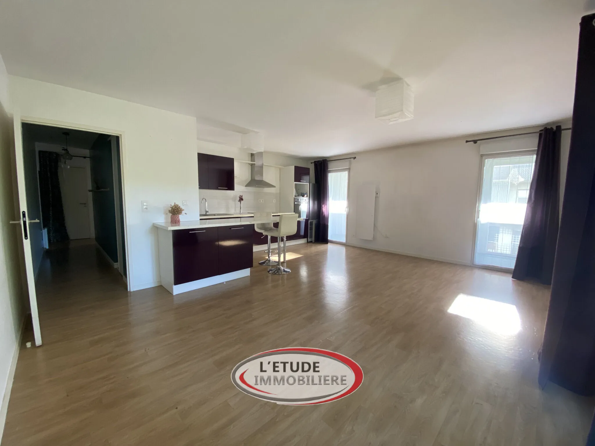 Appartement T3 avec balcons et parking à Nantes Nord 