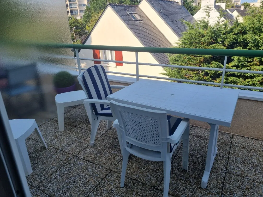 T2 à La Baule-Escoublac à 350m de la mer avec terrasse et parking 