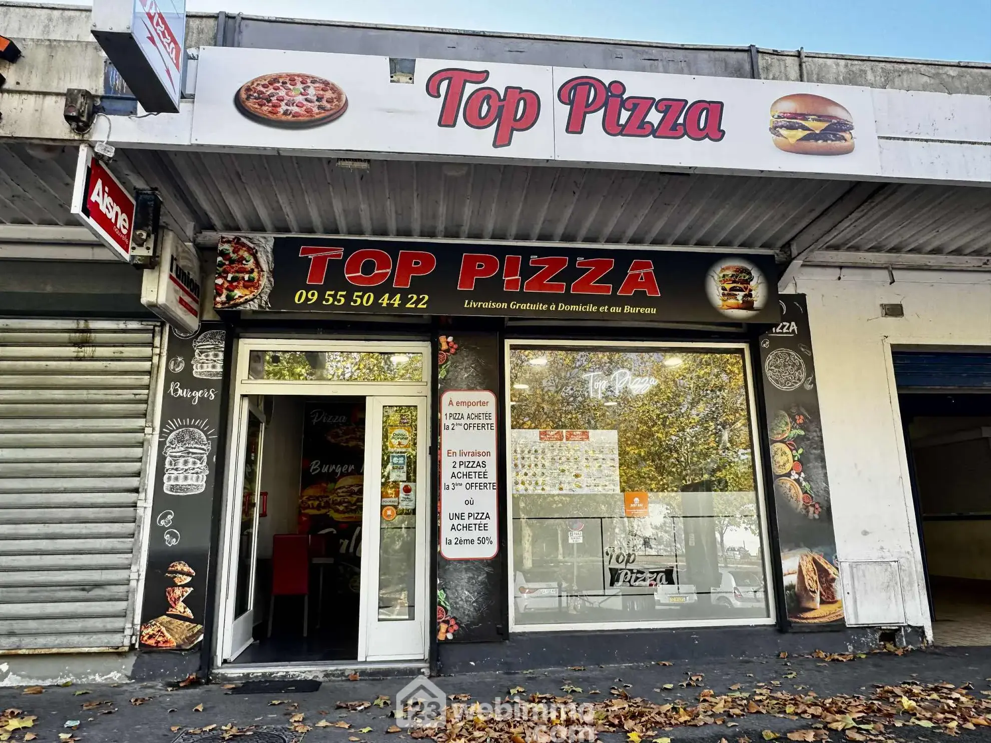 Achat fonds de commerce de pizzeria à Saint-Quentin – 58 m² clé en main 