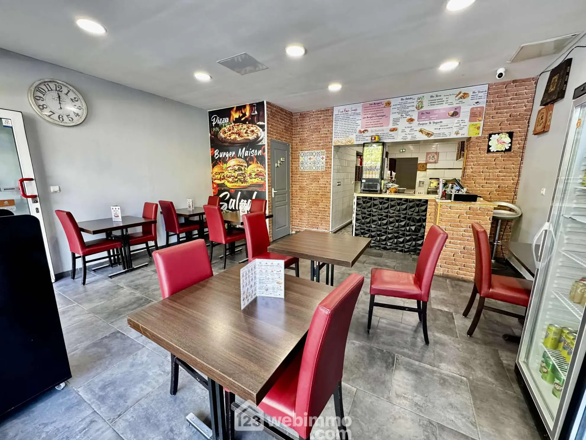 Achat fonds de commerce de pizzeria à Saint-Quentin – 58 m² clé en main 