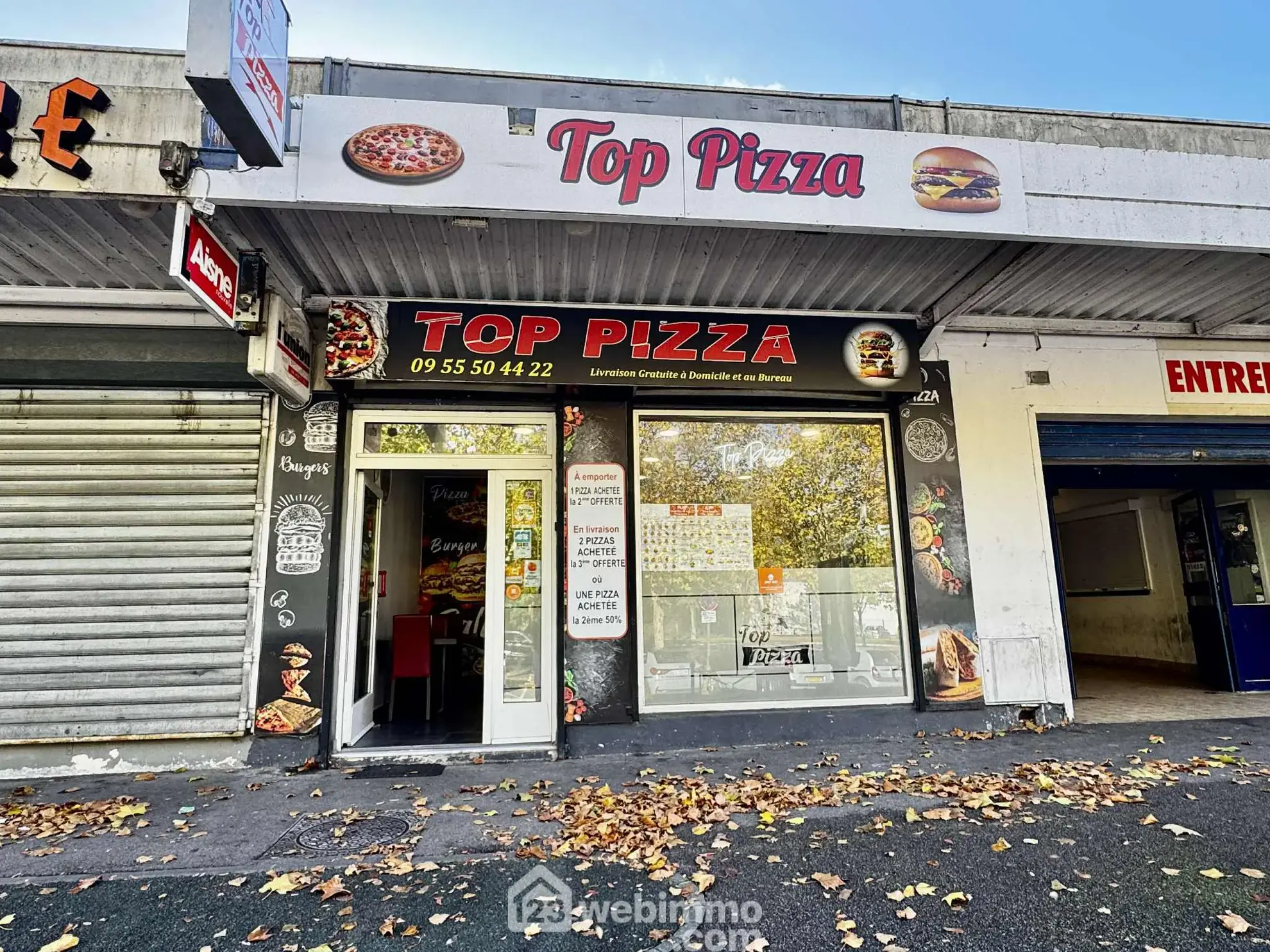 Achat fonds de commerce de pizzeria à Saint-Quentin – 58 m² clé en main 