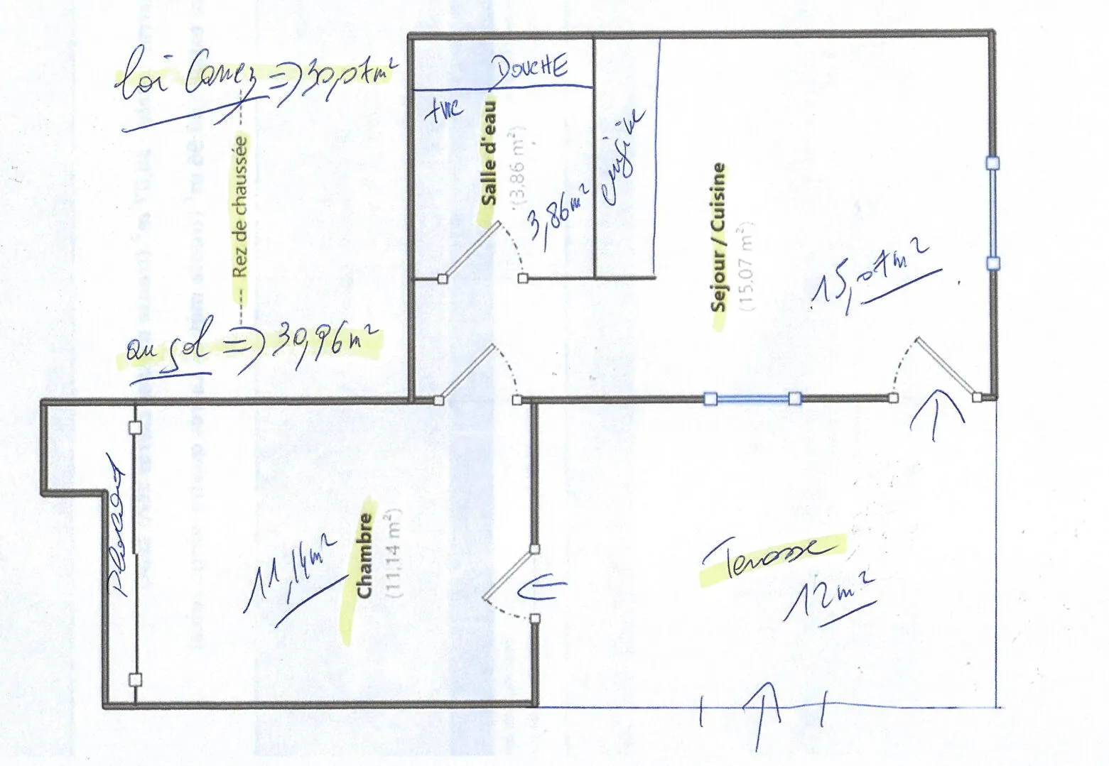 Appartement T2 à Biarritz avec terrasse et parking privé 