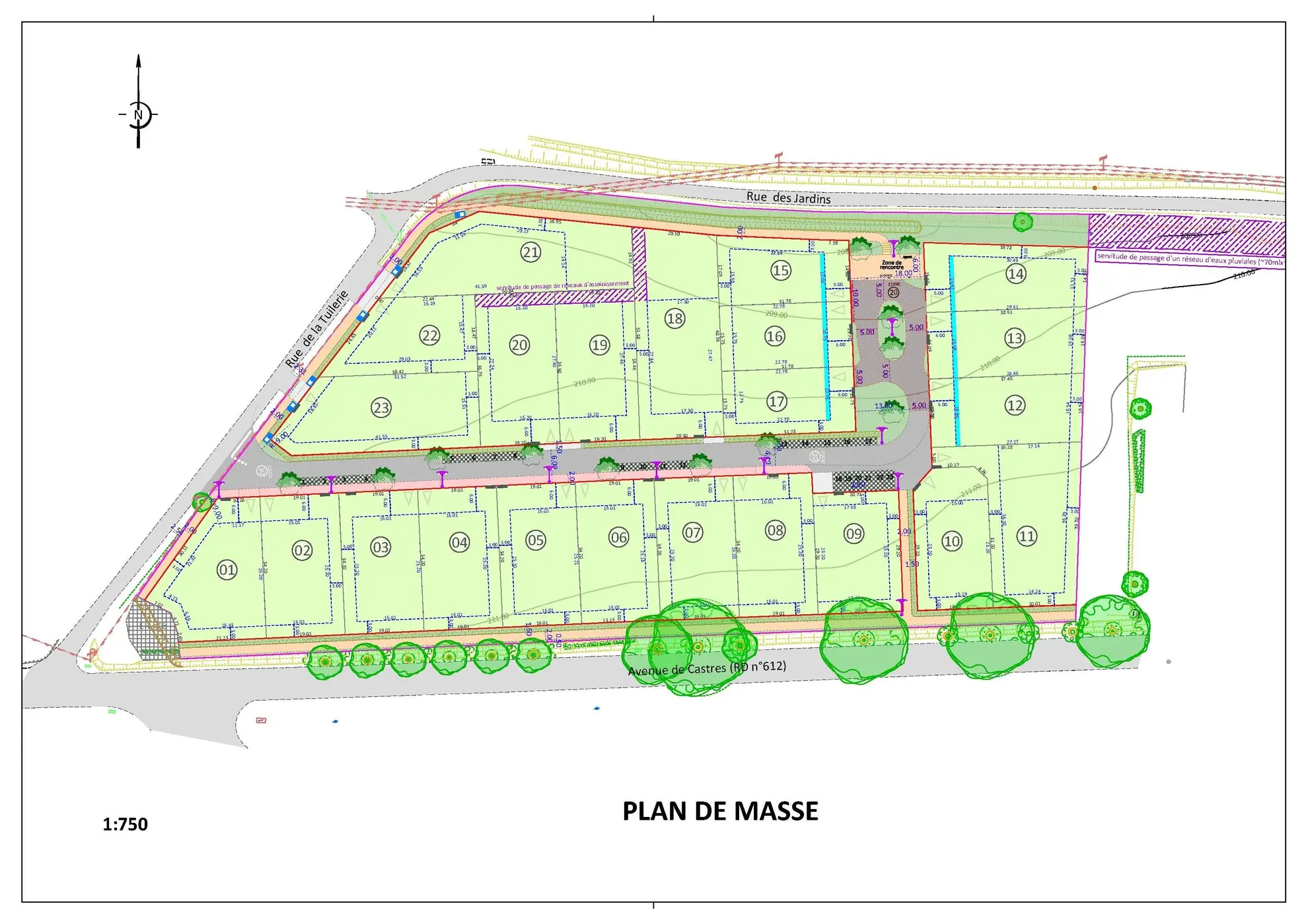 Terrains à bâtir viabilisés à Castres - Valdurenque dès 56 900 €