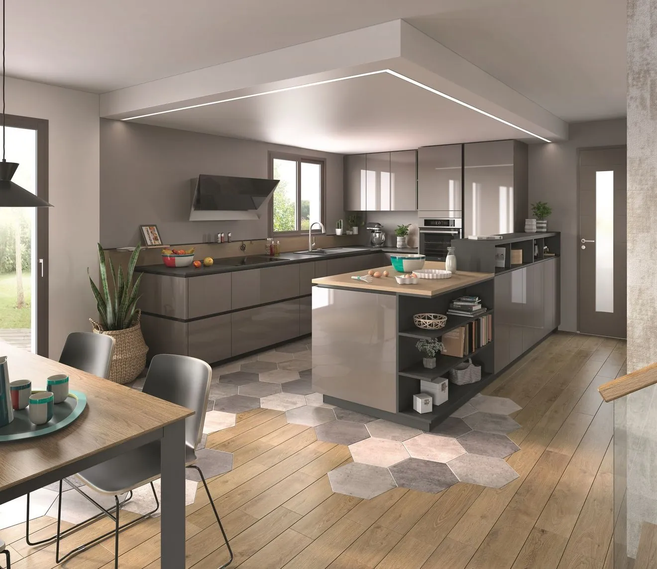 Maison contemporaine de plain-pied à vendre à Le Crocq, 89 m² avec 2 chambres 