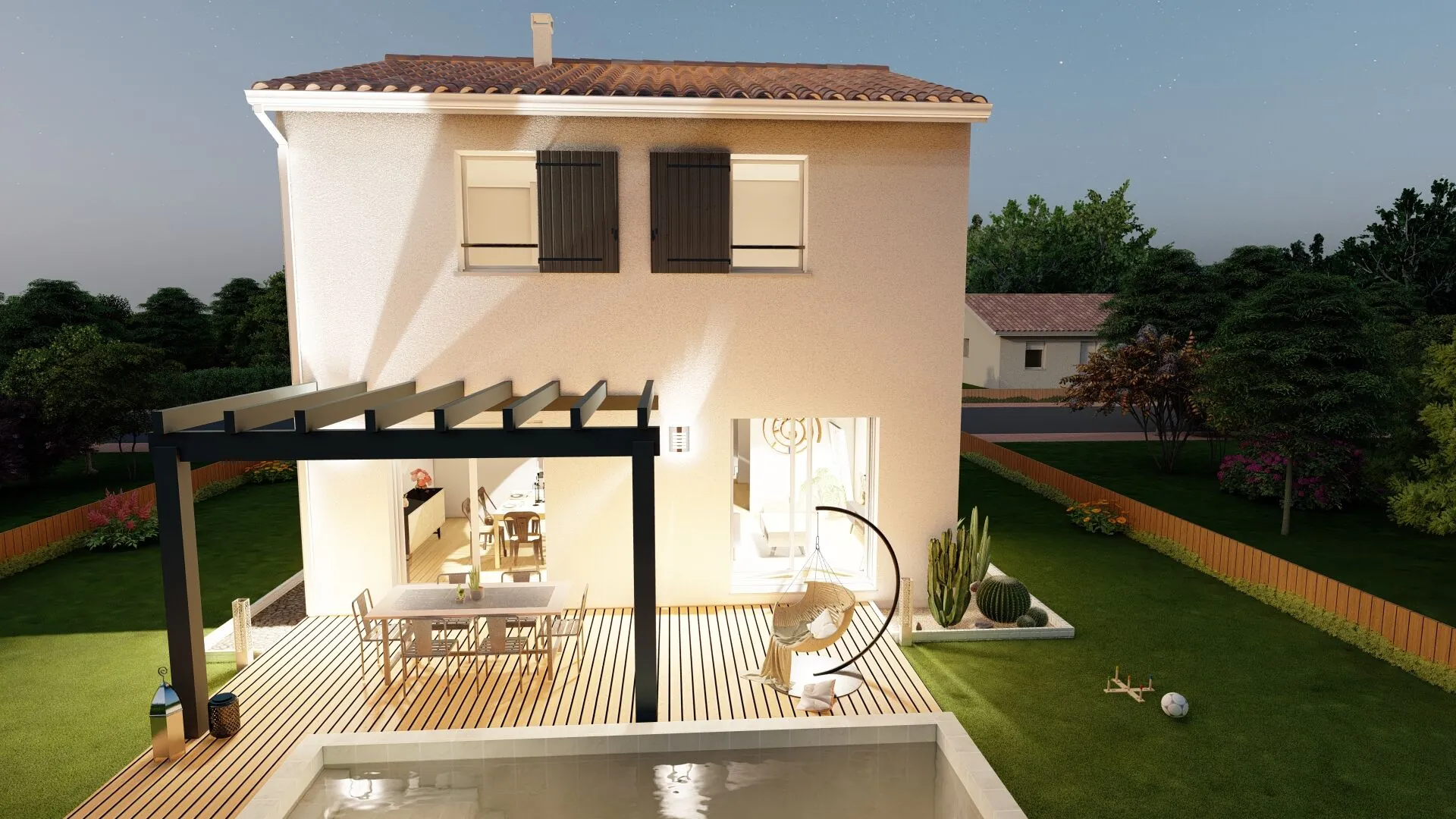 Maison neuve 3 chambres à Trélissac, proche du centre avec garage et haute performance énergétique 