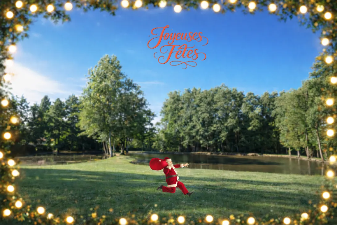 Terrain de loisir de 13 512 m² avec étangs, prairie et forêt à Nieul-le-Dolent