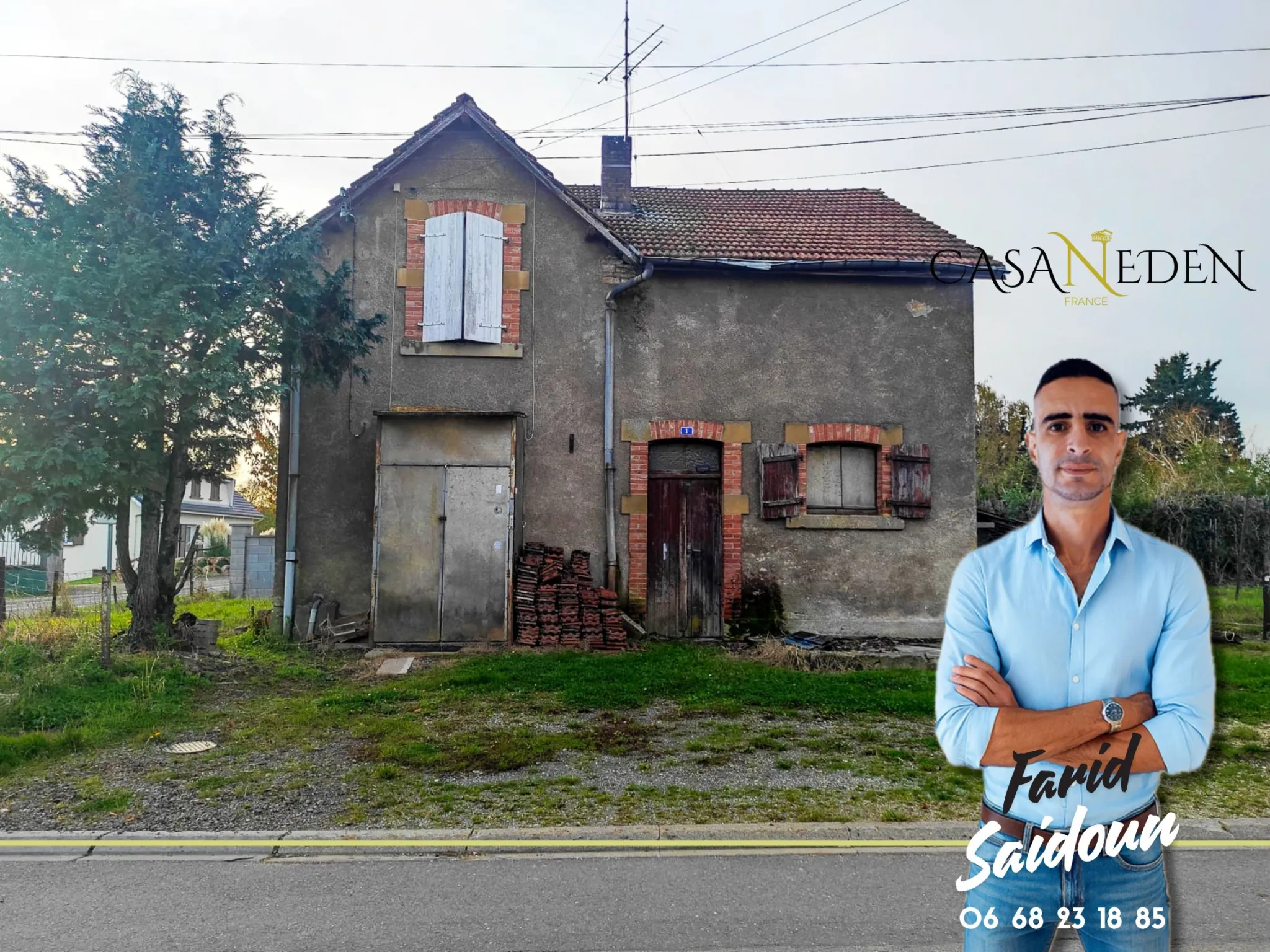 Maison à rénover sur terrain constructible à Longuyon proche frontière 