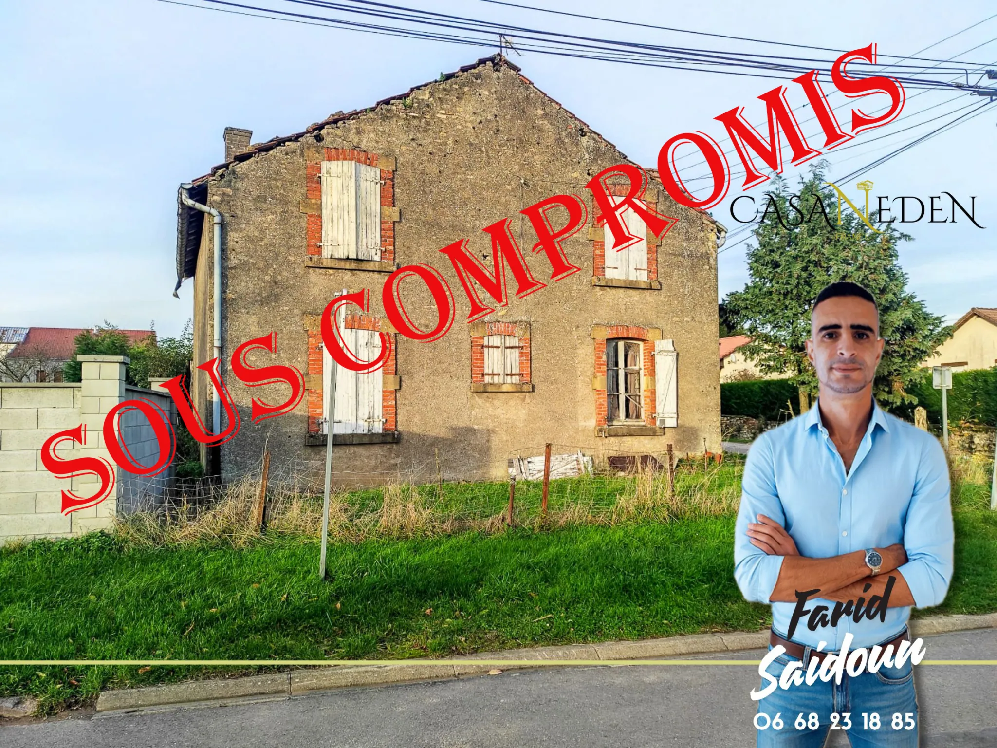 Maison à rénover sur terrain constructible à Longuyon proche frontière