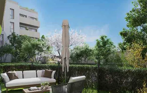 Appartement 2 pièces neuf à Pierrefitte-sur-Seine avec jardin et terrasse 