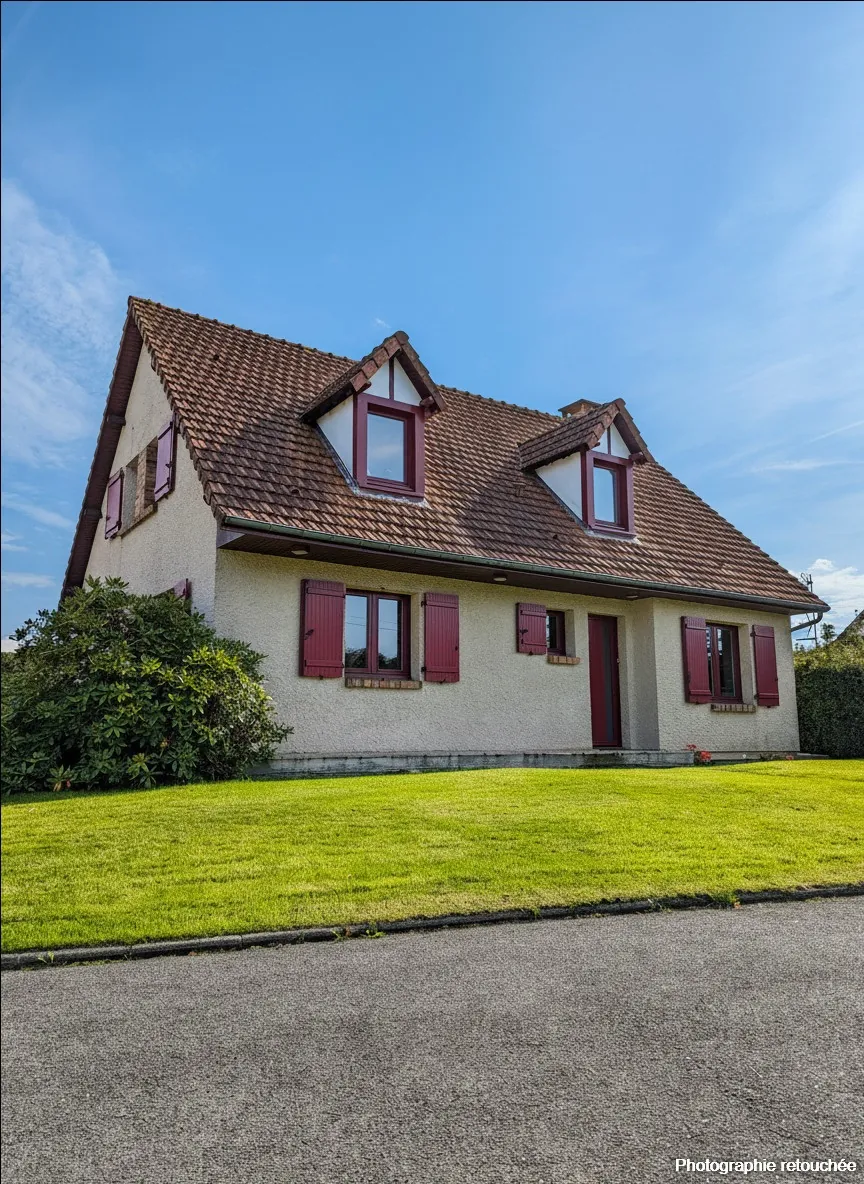 Maison 3 chambres avec garage et jardin en campagne à Feuquieres en Vimeu