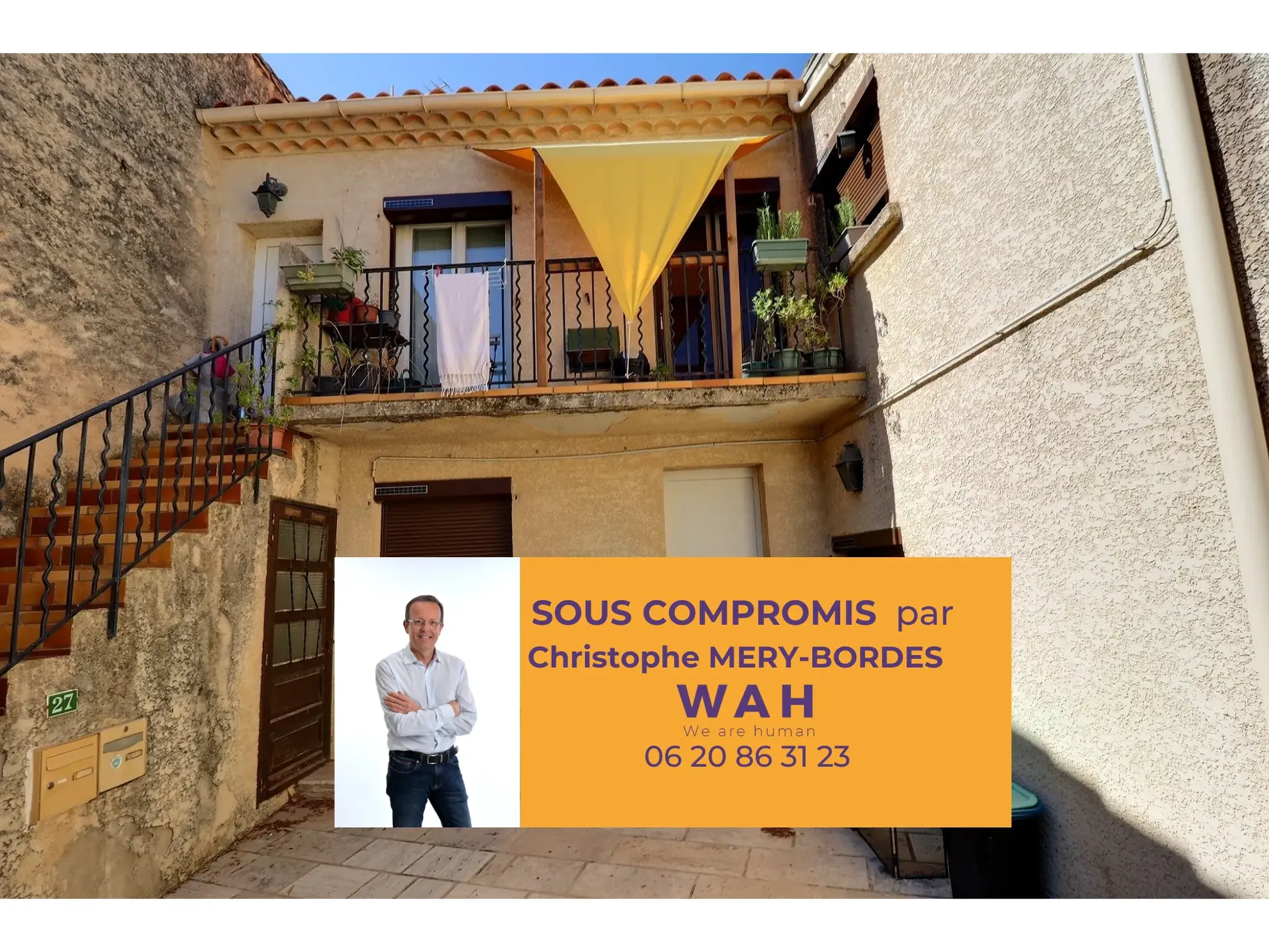 Maison de village avec deux appartements de 3 pièces à Saint-Génies-des-Mourgues