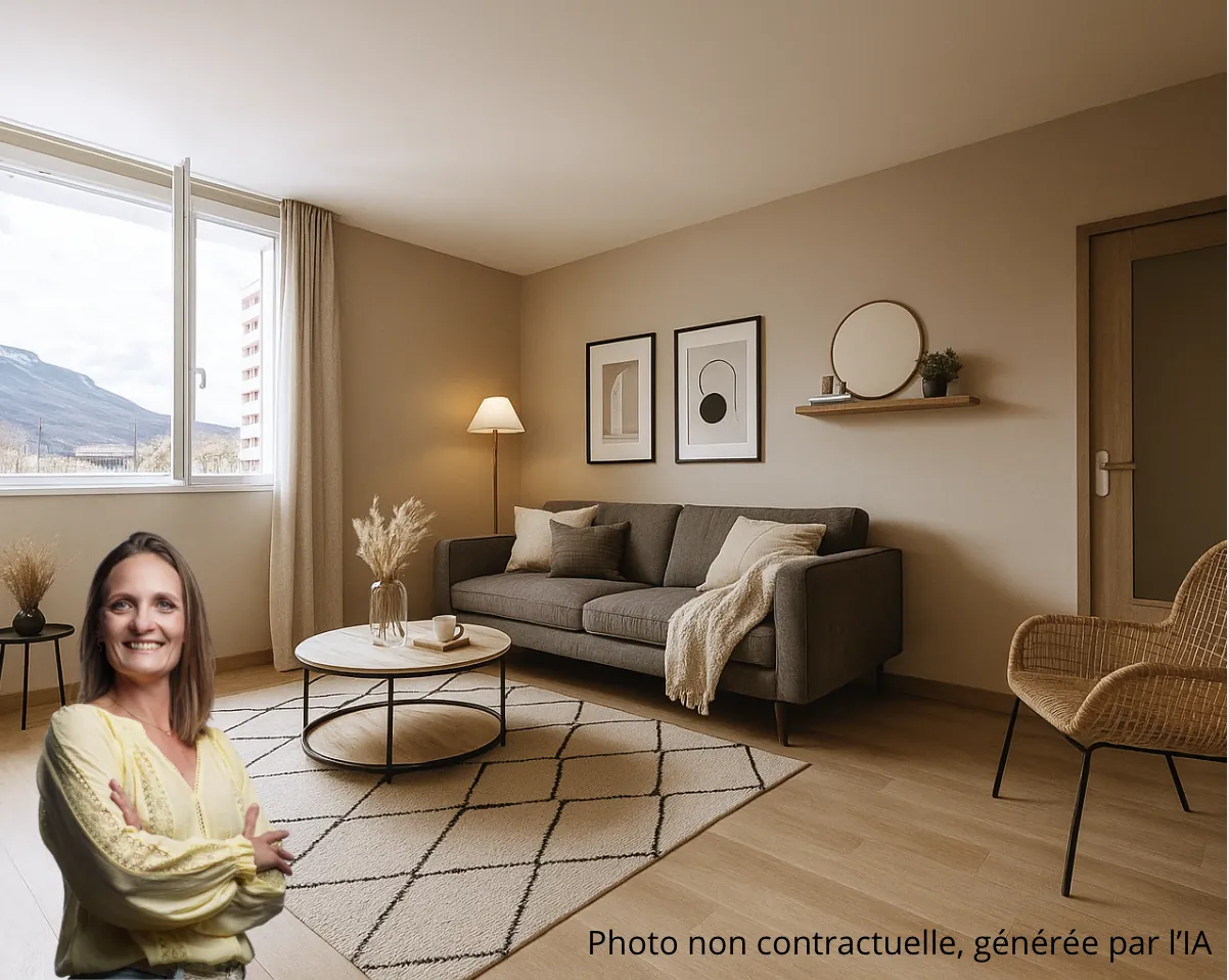 Appartement T2 à Saint-Martin-le-Vinoux de 41 m² avec balcon et stationnement