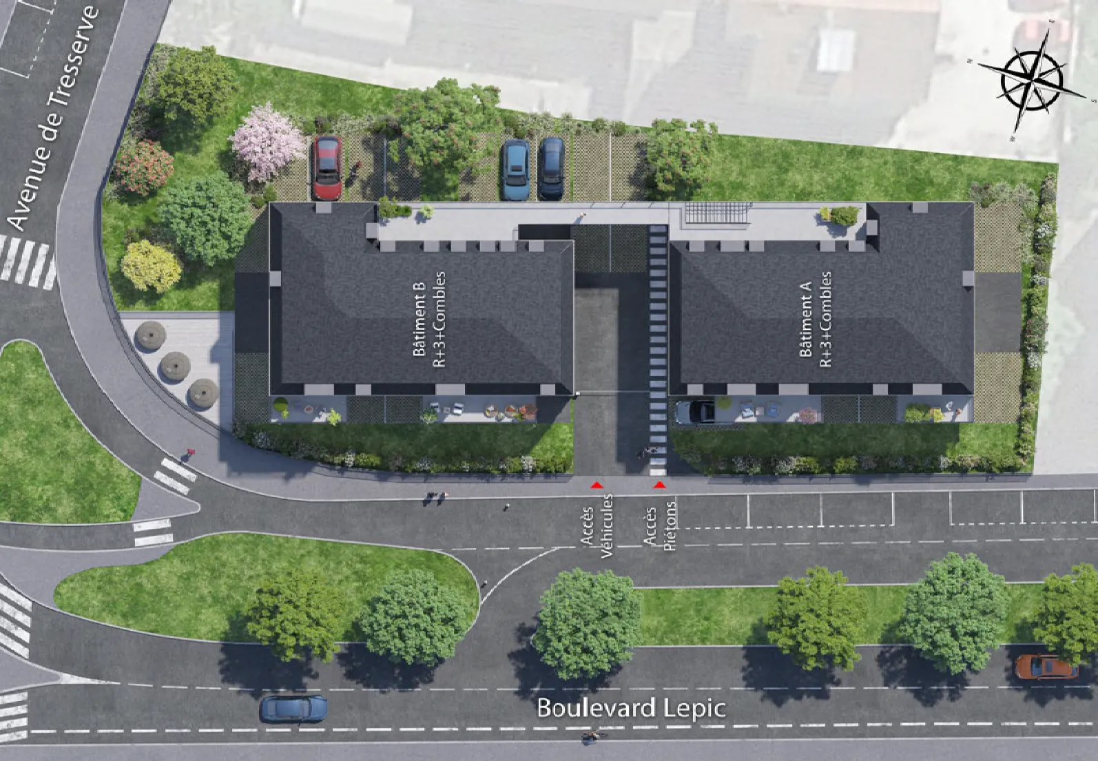 Grand studio de 36,93 m² à vendre à Aix-les-Bains avec parking et résidence haute performance 