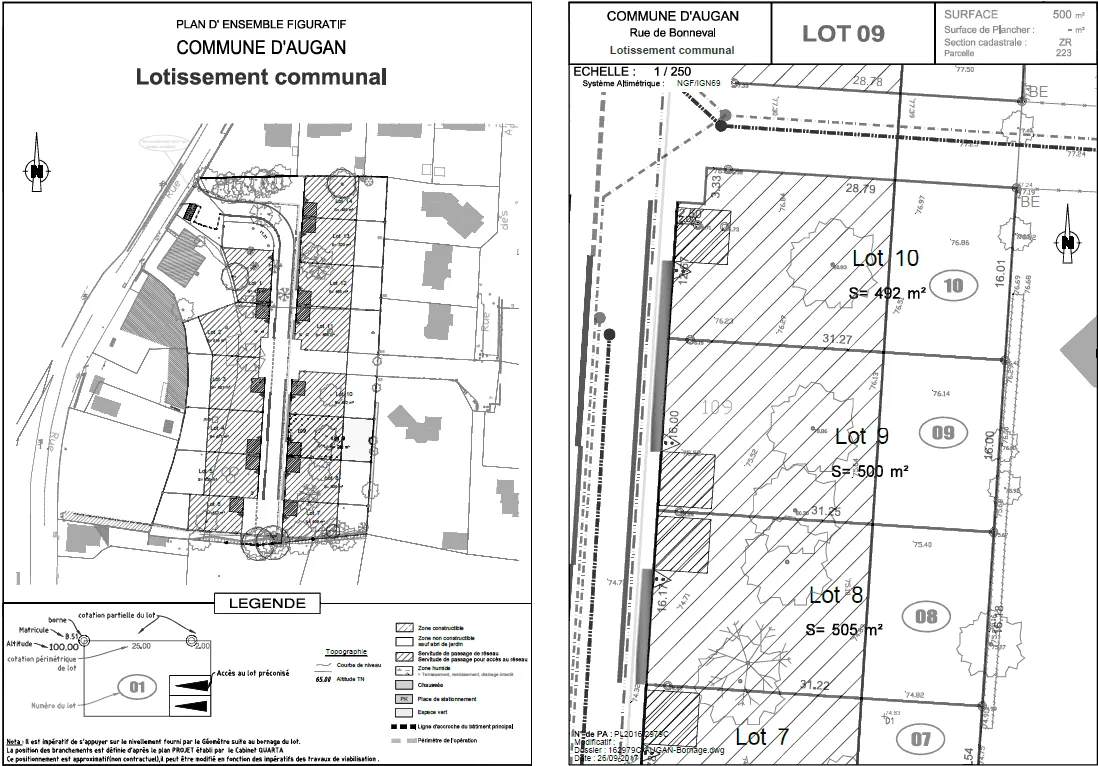 Terrain constructible de 500m² à Augan - Opportunité à saisir 