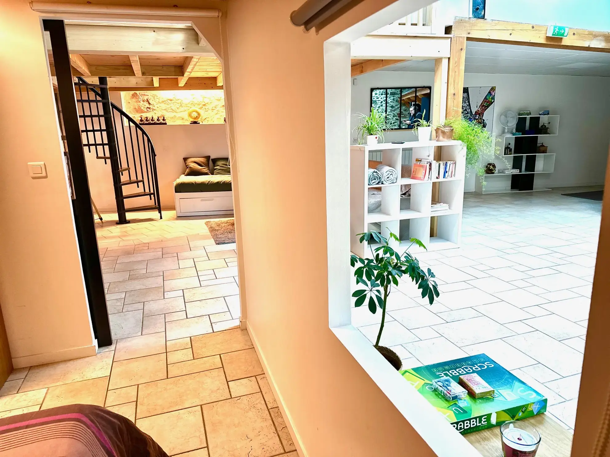 Magnifique loft rénové avec espace commercial indépendant à Lourdes 