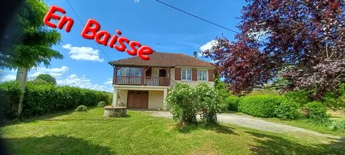 Maison familiale des années 1970 avec terrain constructible à Gourdon