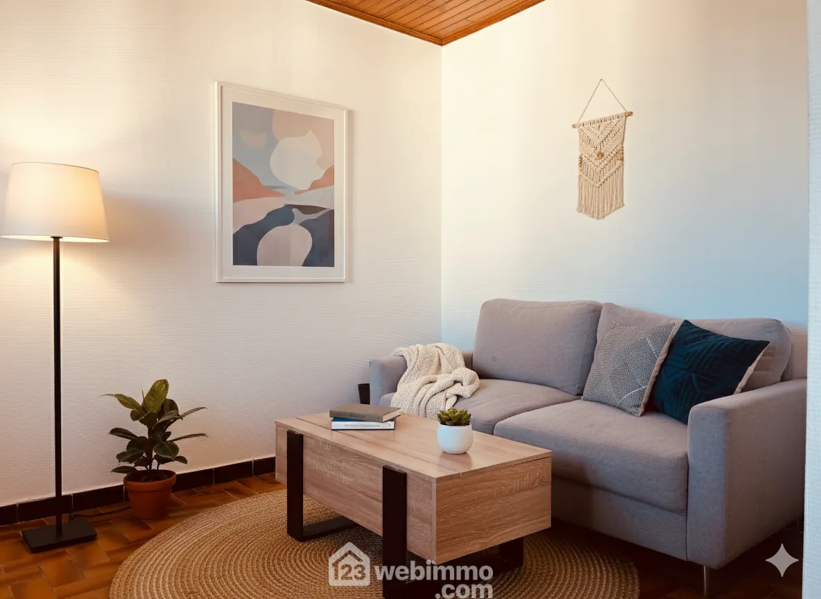 Appartement traversant de 68,65 m² avec loggia à Perpignan - Vue sur les Corbières 