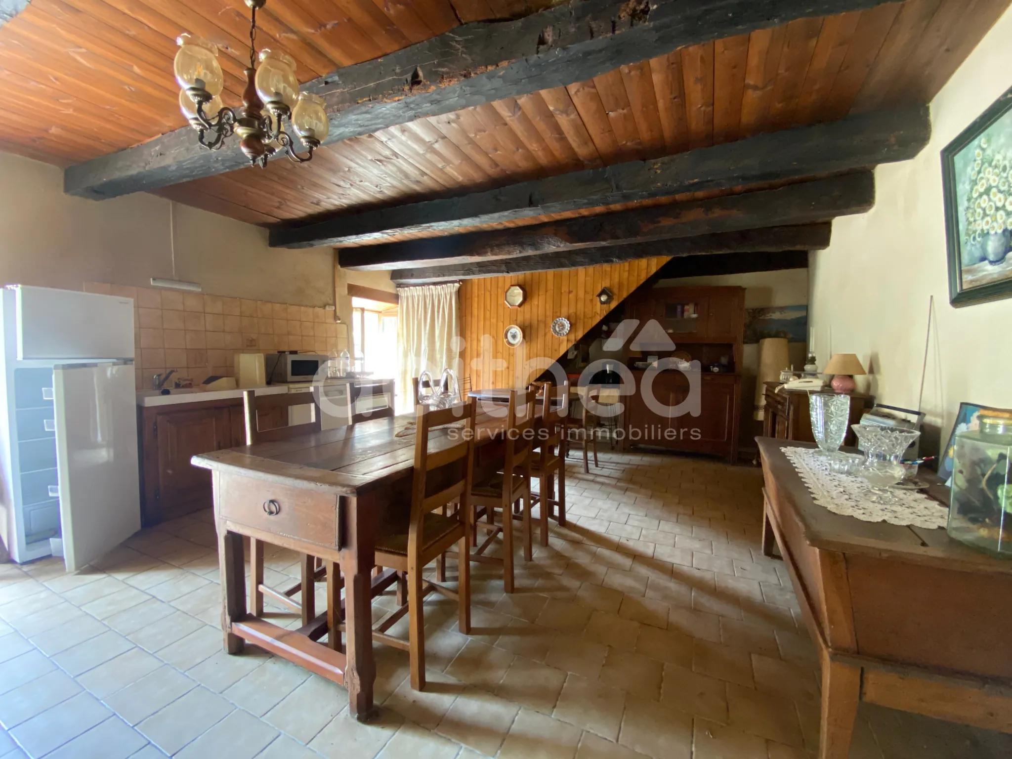 Maison à rénover avec grange et terrain à Cherves Châtelars - Idéal pour projet rural