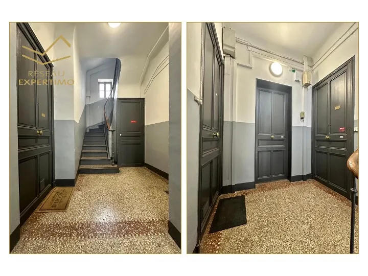 Charmant T2 traversant de 45 m² avec cave à Marseille 10ème, proche du Parc du 26e Centenaire 