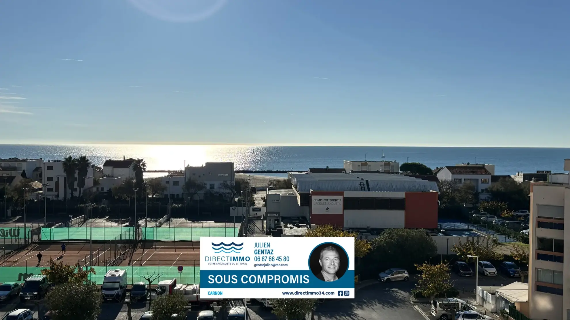 Appartements à vendre à Carnon-Plage avec vue sur mer et terrasse ensoleillée