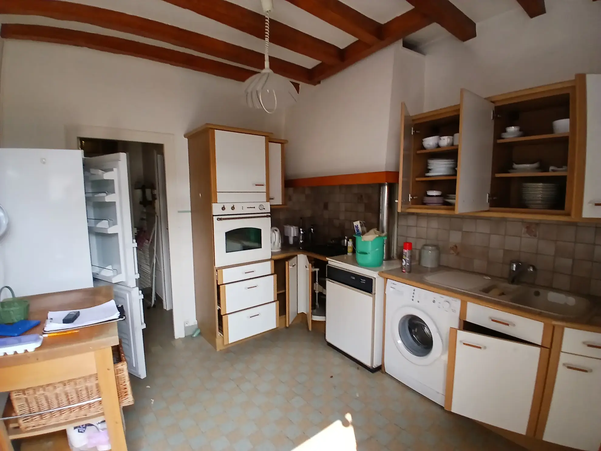 Maison de ville à vendre à Villiers-sur-Loir proche de Vendôme, 63 m² avec terrasse et garage 